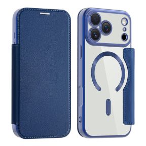 iPhone 17 Pro Flip Cover med MagSafe og Kortholder - Mørkeblå