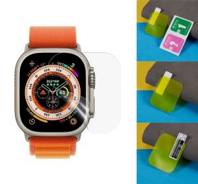 Apple Watch Series 10 skærmbeskytter vises på ur