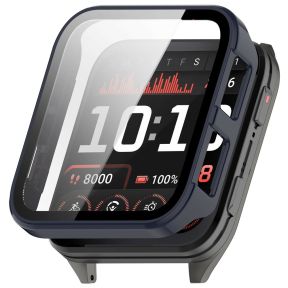 Cover med Hærdet Glas til Garmin Venu X1 - Mørkeblå