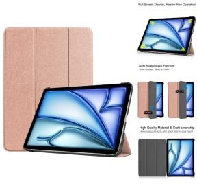 Rosaguld iPad Air 11 (2024) cover forfra
