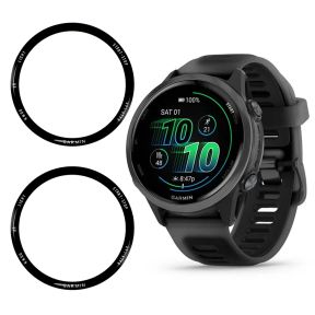 2 stk. Beskyttelsesfilm m. Kant til Garmin Forerunner 970 / 570 47 mm