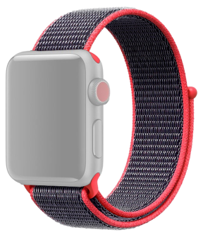Suwon Velcro Rem til Apple Watch 1 - 42mm - Rød