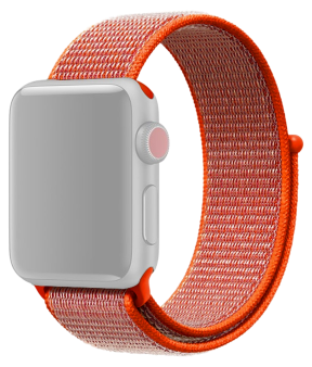 Suwon Velcro Rem til Apple Watch 1 - 42mm - Orange