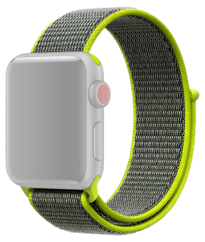 Suwon Velcro Rem til Apple Watch 8 / 9 45mm - Grøn