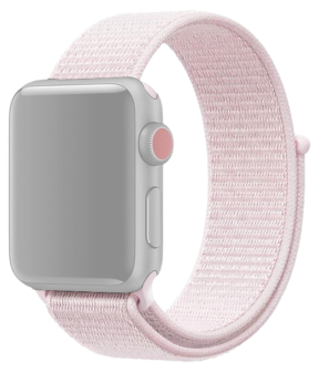 Suwon Velcro Rem til Apple Watch 1 - 42mm - Rosa