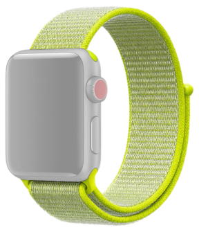 Suwon Velcro Rem til Apple Watch 7 - 45mm - Gul