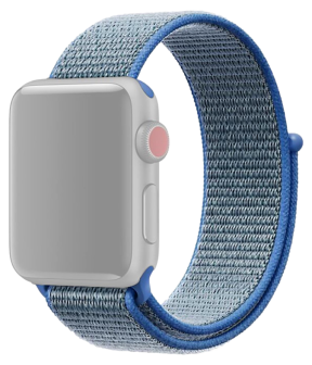 Suwon Velcro Rem til Apple Watch 1 - 42mm - Blå