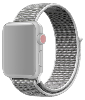 Suwon Velcro Rem til Apple Watch 1 - 38mm-Hvid