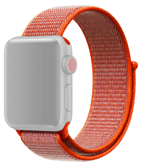 Suwon Velcro Rem til Apple Watch 1 - 38mm - Orange