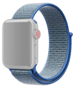 Suwon Velcro Rem til Apple Watch 1 - 38mm-Blå