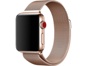 Mesh urlænke i rustfrit stål til Apple Watch Ultra / Ultra 2 - RosaGuld