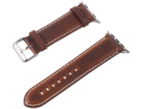 Reina rem i Genuine Læder til Apple Watch 7 - 41mm - Brun