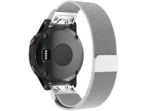 Mesh rem til Garmin Fenix 7S / 7S Pro / 7S Solar - Sølv
