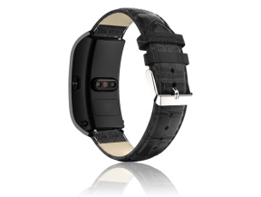Croco Læder Rem til Huawei Watch GT 4 / 5 41 mm - Sort