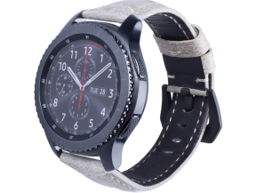 Vaca Læder Rem til Huawei Watch GT 4 46 mm - Grå