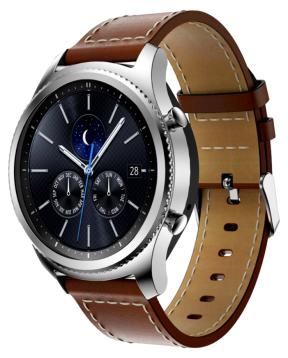 Terni Rem i Genuine Læder til Huawei Watch GT 4 / 5 46 mm - Brun
