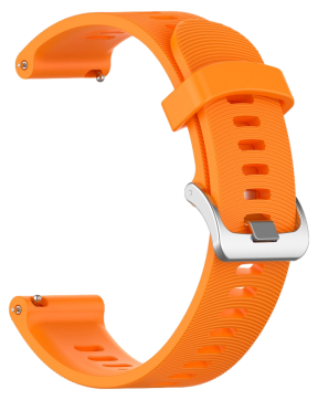 Silikone Rem til Garmin Forerunner 245 / 645 / 570 42mm - Orange