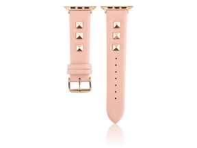 Allegria rem i Genuine Læder til Apple Watch 42 / 44 / 45mm - Pink