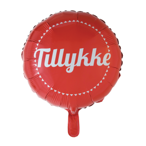 Tillykke Fødselsdagsballon i Folie til Fødselsdag & Fest