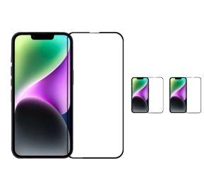 2 stk. iPhone 16e & 17e Beskyttelsesglas / Skærmbeskyttelse / 3D Glas