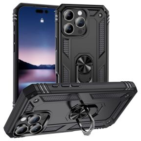 Sort iPhone 16 Pro Max cover bagside