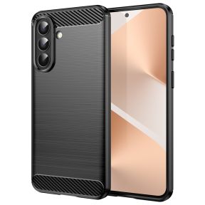 Samsung Galaxy A57 5G Cover Med Carbon Mønster i Sort