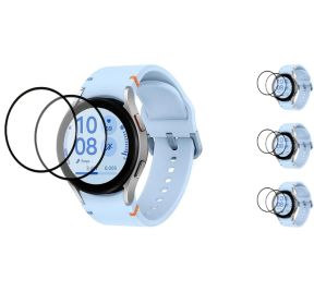 Beskyttelsesglas med sort kant til Samsung Galaxy Watch FE 40mm