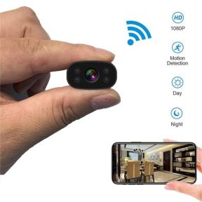Mini WiFi Overvågningskamera - HD 1080P & Nattesyn
