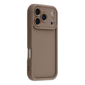 iPhone 17 Pro Silikone Cover med Kamerabeskyttelse - Brun