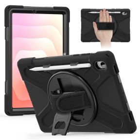 Samsung Galaxy Tab S11 Cover med Støttefod & Plads til Pen i Sort