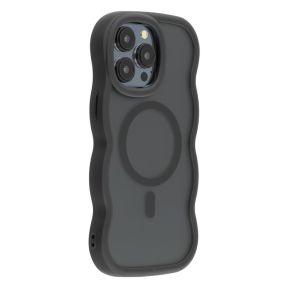 Wavy Cover med MagSafe til iPhone 14 Pro - Sort