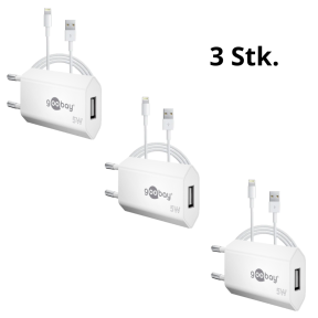 3 Stk. Opladere til iPhone