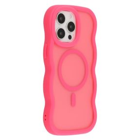 Wavy Cover med MagSafe til iPhone 14 Pro - Pink
