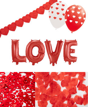 Rød Kærlighedspynt - Perfekt til Bryllup og Valentines