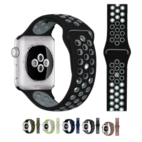 Apple Watch Sportsrem i blød silikone - perfekt til fx. Løb, Træning & Cykling