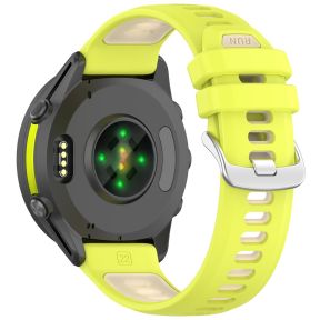 Silikone Rem til Garmin Forerunner 970 / 570 47mm / 265 – Gul / Beige