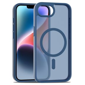 iPhone 16e Transparent MagSafe Cover - Blå