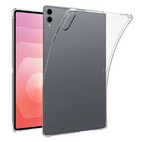 Samsung Galaxy Tab S11 Ultra Gennemsigtigt Silikone Cover med Forstærkede Hjørner