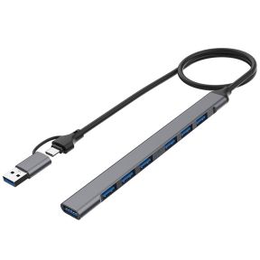 USB 3.0 Hub med 7 Porte til Computer