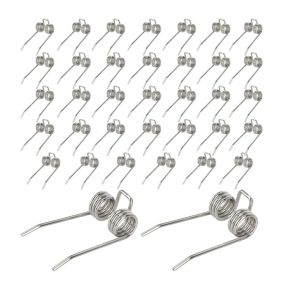 36 stk Erstatningsfjedre til Greenworks Plænelufter / Vertikalskære - 4,5 mm x 2 cm Fjederstål