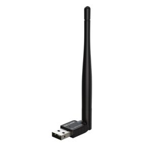 USB WiFi Dongle til computer - 150 Mbps med antenne - Sort
