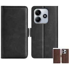 Xiaomi Redmi Note 14 5G Læder Flip Cover med Kortholder