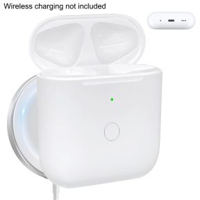 AirPods 1 & 2 (2016/2019) Opladningsetui med Lightning og trådløs opladning
