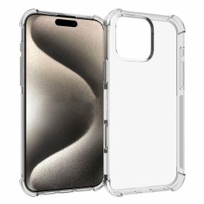 Gennemsigtigt TPU cover til iPhone 16 Pro Max bagfra