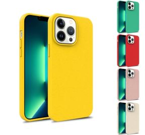 iPhone 16 Pro beskyttelsescover i hvedestrå og TPU beige