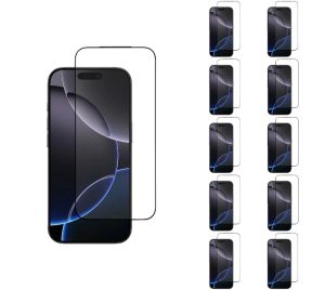 10 stk. iPhone 17 Pro Max 3D Skærmbeskyttelse / Beskyttelsesglas
