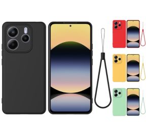 Xiaomi Redmi Note 14 5G Silikone Cover med Håndstrop