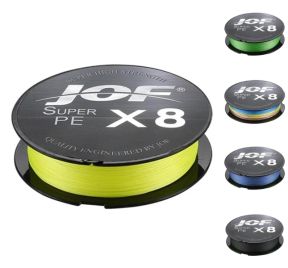 Flettet fiskeline 100 meter i sort
