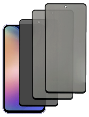 3 Stk Beskyttelsesglas / Skærmbeskyttelse / Privacy Glas til Samsung Galaxy A54 5G