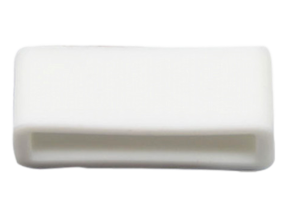 20mm Gummistrop / Remholder til Urrem - Hvid